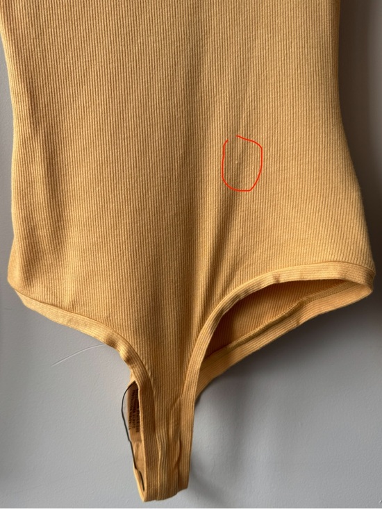 NWT ALIX NYC Purdy asymmetric ribbed stretch-modal jersey bodysuit size M - Picture 15 of 16